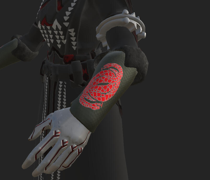 Arm detail + gloves