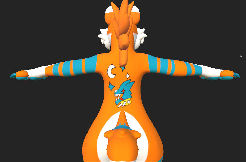 BGM cat with personal draw behind