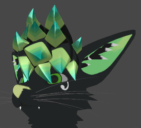 Fantasies on the hair plus little detail under eye